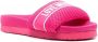 Love Moschino mesh logo-stripe 40mm sandals Pink - Thumbnail 2