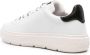 Love Moschino newspaper-print leather sneakers White - Thumbnail 3
