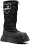 Love Moschino padded heart patch boots Black - Thumbnail 2