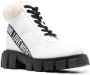 Love Moschino padded lace-up ankle boots White - Thumbnail 2