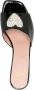 Love Moschino patent-leather open-toe mules Black - Thumbnail 4