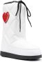 Love Moschino quilted patent snow boots White - Thumbnail 2