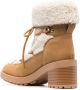 Love Moschino shearling ankle boots Neutrals - Thumbnail 3