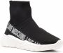 Love Moschino sock-style sneakers Black - Thumbnail 2