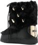 Love Moschino studded faux-fur boots Black - Thumbnail 3