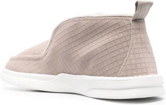 Lusso Cino waffle low-top slippers Neutrals