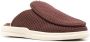 Lusso Esto waffle-knit sherpa slippers Brown - Thumbnail 2