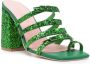 Macgraw Dorothy glitter-detail sandals Green - Thumbnail 2