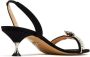 MACH & MACH 55mm crystal-embellished sandals Black - Thumbnail 3
