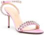 MACH & MACH crystal-embellished 100mm sandals Pink - Thumbnail 2