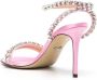 MACH & MACH crystal-embellished 100mm sandals Pink - Thumbnail 3