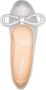 MACH & MACH crystal-embellished bow ballerina shoes Silver - Thumbnail 4