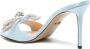 MACH & MACH crystal-embellished bow-detail mules Blue - Thumbnail 3