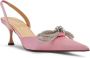 MACH & MACH crystal-embellished bow-detail pumps Pink - Thumbnail 2