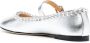 MACH & MACH crystal-embellished leather ballerina shoes Silver - Thumbnail 3