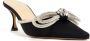 MACH & MACH Double Bow 65mm embellished mules Black - Thumbnail 2