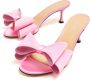 MACH & MACH Double Bow 65mm mules Pink - Thumbnail 4