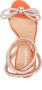 MACH & MACH Double Bow 95mm crystal-embellished sandals Orange - Thumbnail 4