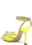 MACH & MACH crystal-embellished 90mm leather pumps Yellow - Thumbnail 3