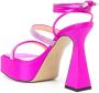 MACH & MACH Devon 140mm crystal-embellished sandals Pink - Thumbnail 3