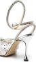 MACH & MACH Double Bow 100mm crystal-embellished pumps Silver - Thumbnail 2