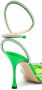 MACH & MACH Double Bow 100mm pointed pumps Green - Thumbnail 2