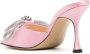 MACH & MACH Double Bow 95mm mules Pink - Thumbnail 3