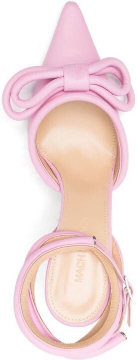 MACH & MACH Double Bow ankle-strap sandals Pink