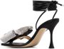 MACH & MACH Nicole 100mm embellished bow sandals Black - Thumbnail 3