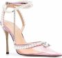 MACH & MACH pearl-detail transparent pumps Pink - Thumbnail 2