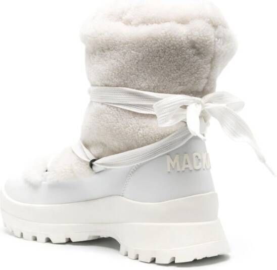 Mackage Conquer shearling-lining snow boots White