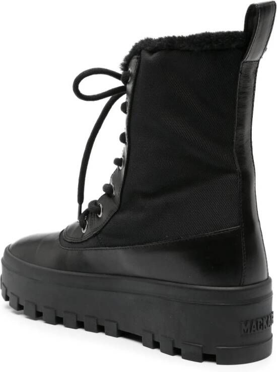 Mackage Hero-W shearling-lined ankle boots Black