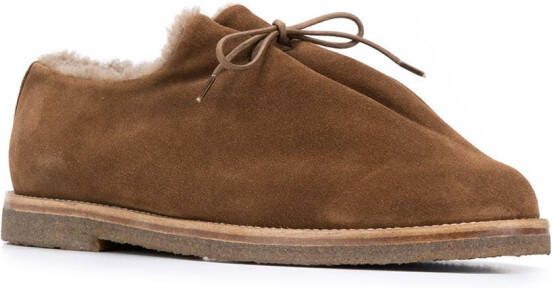 Mackintosh suede lace-up shoes Brown