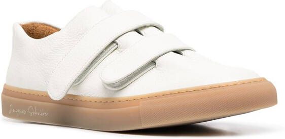 Mackintosh touch-strap low-top sneakers White
