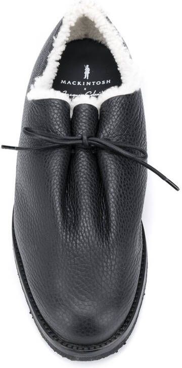 Mackintosh x Jacques Solovière lace-up shoes Black