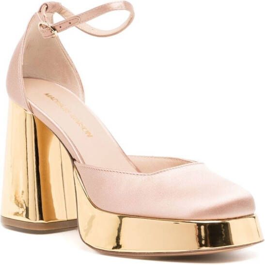 Madison.Maison 100mm platform pumps Pink