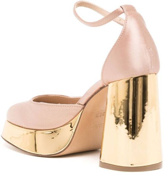 Madison.Maison 100mm platform pumps Pink