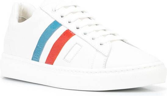 Madison.Maison 3 Stripe & Your Out leather sneakers White
