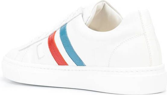 Madison.Maison 3 Stripe & Your Out leather sneakers White