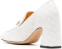 Madison.Maison 64mm quilted leather pumps White - Thumbnail 3