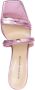 Madison.Maison 80mm metallic bow-detail sandals Pink - Thumbnail 4