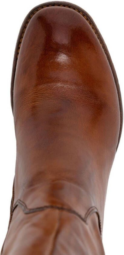 Madison.Maison ankle-length side-zip boots Brown