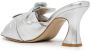 Madison.Maison bow-detail mules Silver - Thumbnail 3