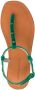 Madison.Maison embellished leather thong sandals Green - Thumbnail 4