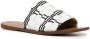 Madison.Maison interwoven leather sandals White - Thumbnail 2