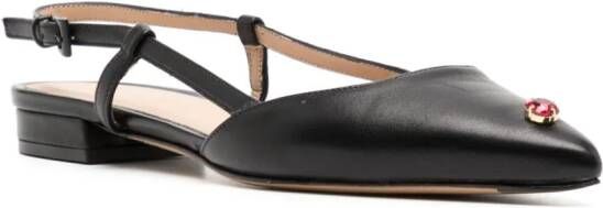 Madison.Maison Julia slingback leather pumps Black