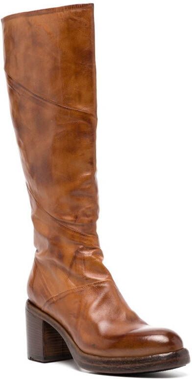 Madison.Maison knee-length mid-heel boots Brown