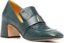 Madison.Maison Lock 70mm leather pumps Green - Thumbnail 2