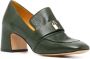 Madison.Maison Lock 70mm leather pumps Green - Thumbnail 2