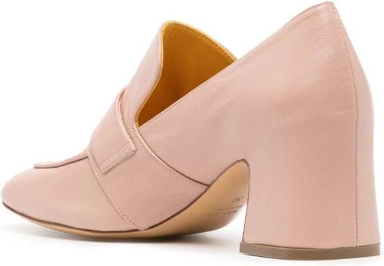 Madison.Maison Lock 70mm leather pumps Pink